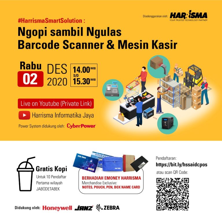 Ngopi sambil Ngulas: Barcode Scanner & Mesin Kasir